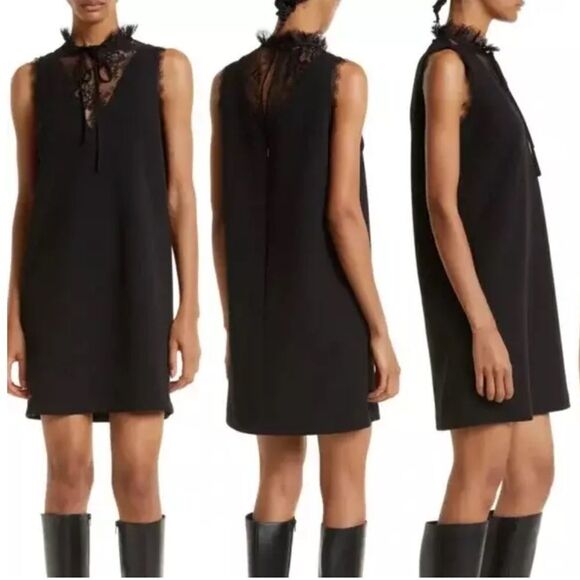 Ted Baker Chharis Lace Neck Minidress - Picture 4 of 5